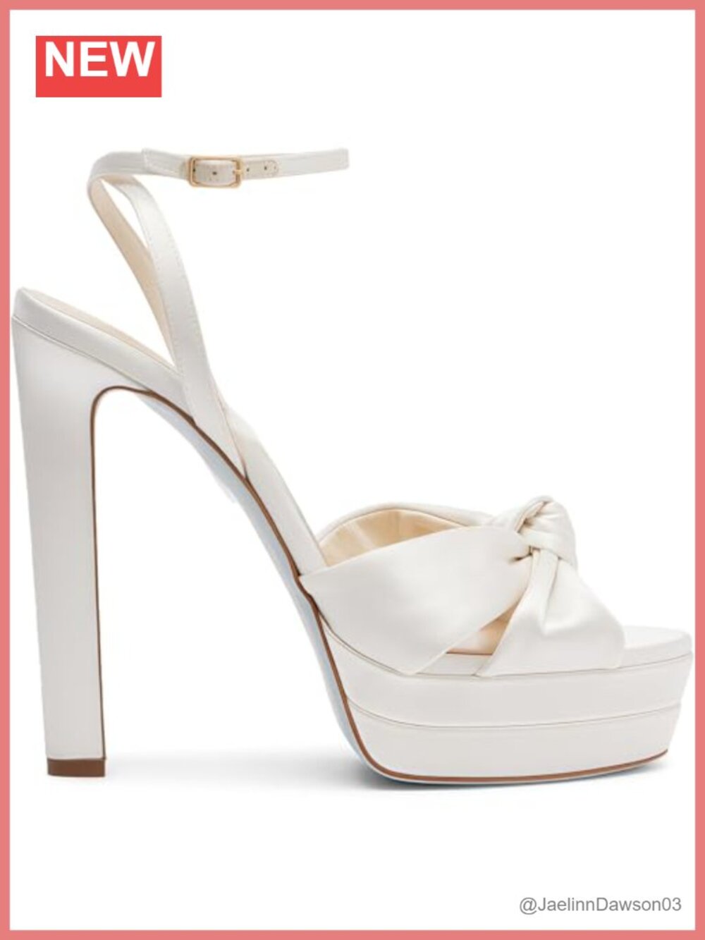 Satin Platform Heels Ankle Strap Block Chunky Heel Sandals Wedding Open Toe